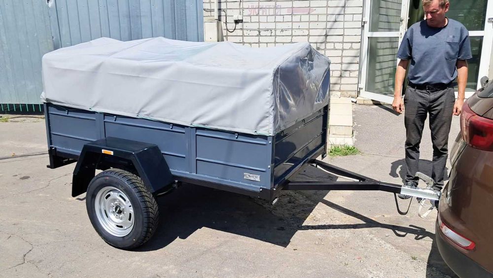 Міцний причіп прицеп 1800*1300*450 борт на 1000 кг Доставка Документи