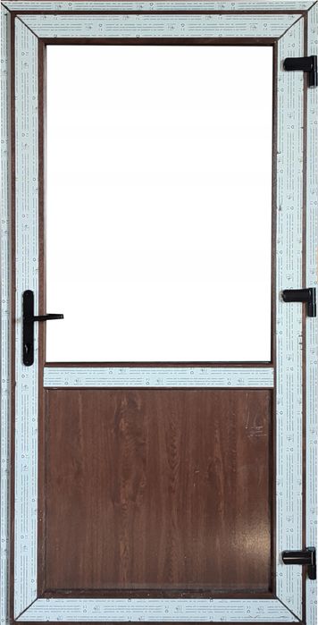 DRZWI Kacprzak 100x210 Drzwi ZEWNĘTRZNE PCV Sklepowe Orzech Lider OLX