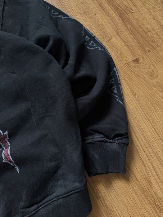 Худі Balenciaga paris distressed hoodie баленсіага кофта оверсайз boxy