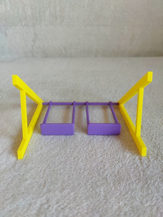 Podwójna huśtawka dla Bluey i Bingo plac zabaw mebelki - bez figurek