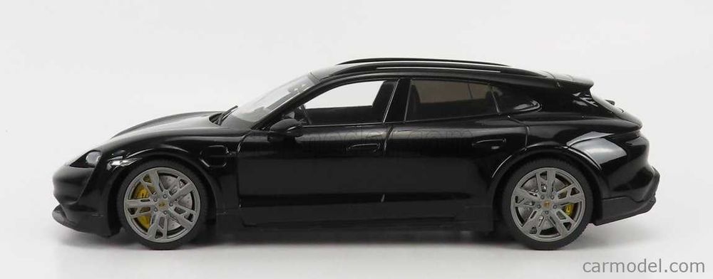 Porsche Taycan + 1/18 + Black + MINICHAMPS + Impecável