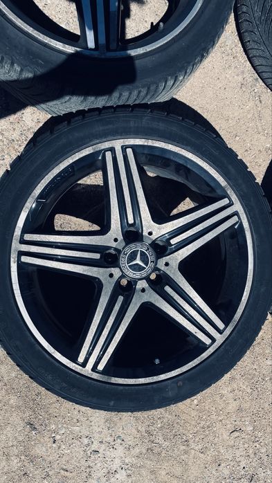 Felgi Mercedes AMG 18” 5x112 ET48 + 2xopony zimowe Michelin 235/40 R18 | komplet