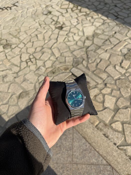 Tissot PRX 40mm (Verde)    Deixe o Relógio falar por sí