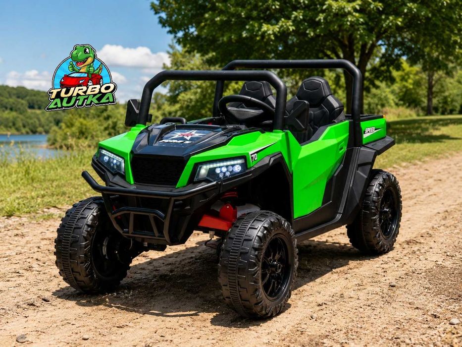 BUGGY 24V 800W Napęd 4x4 WYWROTKA I Auto Samochód na akumulator dla dzieci I Elektryczny Wywrot I DWUOSOBOWY XL I Miękkie koła I Pilot dla Rodzica