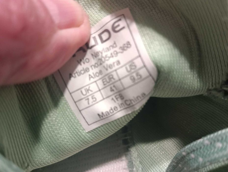 брендовые кроссовки VAUDE  41р=26см VIBRAM Китай ОРИГИНАЛ