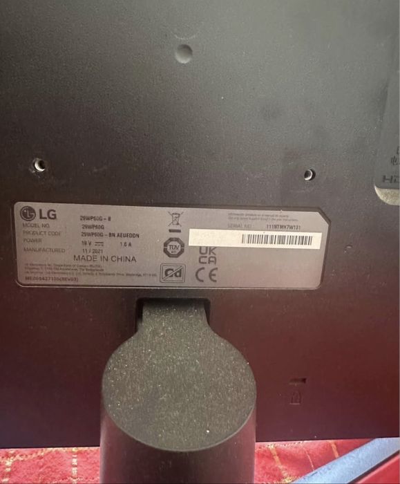 LG 29WP60G-B 29" FHD IPS Gaming Monitor