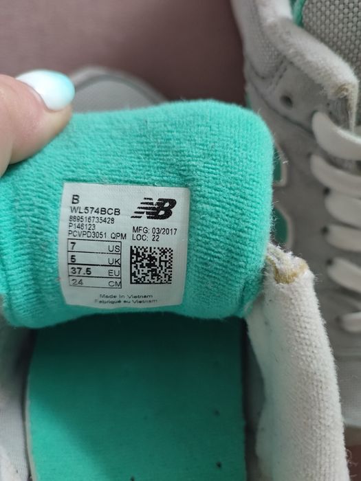 Buty New Balance WL574BCB