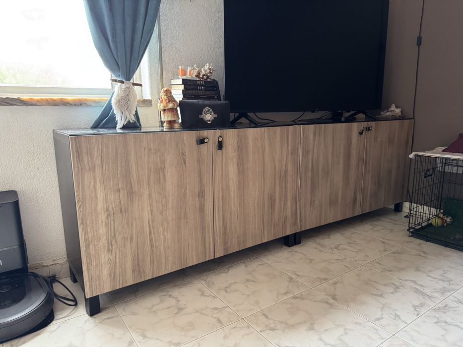 Movel tv aparador estante ikea BESTA