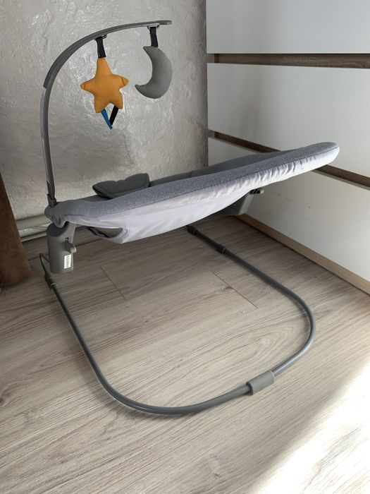 Шезлонг-гойдалка Kinderkraft Calmee Grey