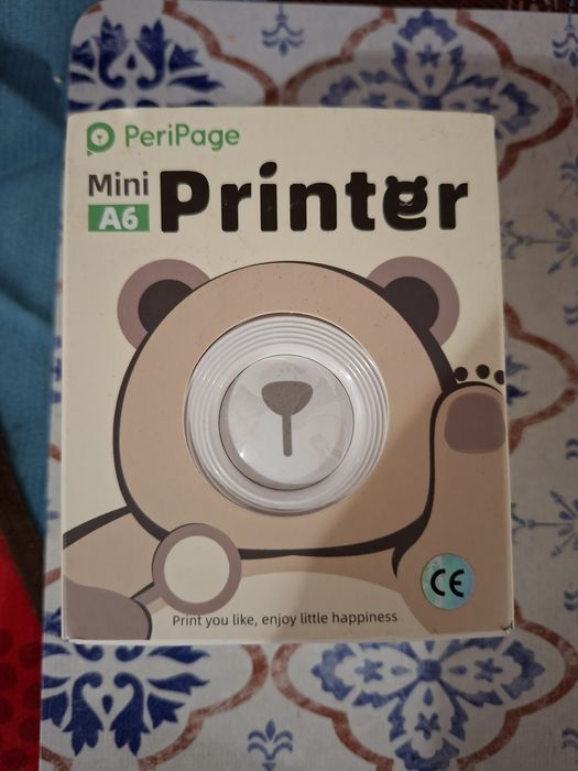 Peripage mini impressora térmica
