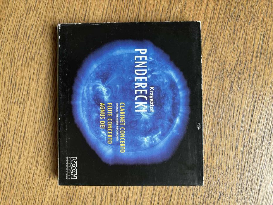 Penderecki – Clarinet Concerto CD