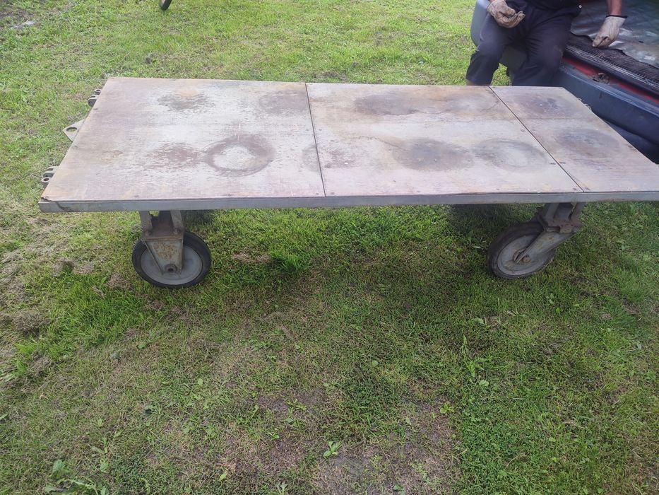 Wózek transportowy platforma stół loft do warsztatu