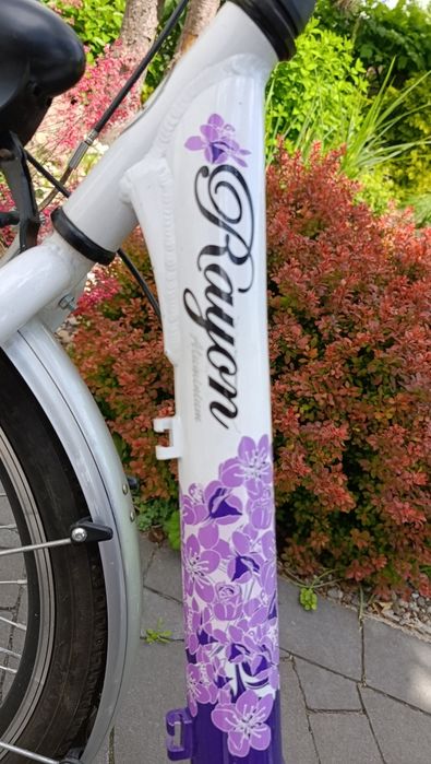 Rower dziewczęcy na kołach 24cale