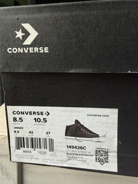 NOWE Buty CONVERSE CT HIGH STREET 149426C skórzane R 42