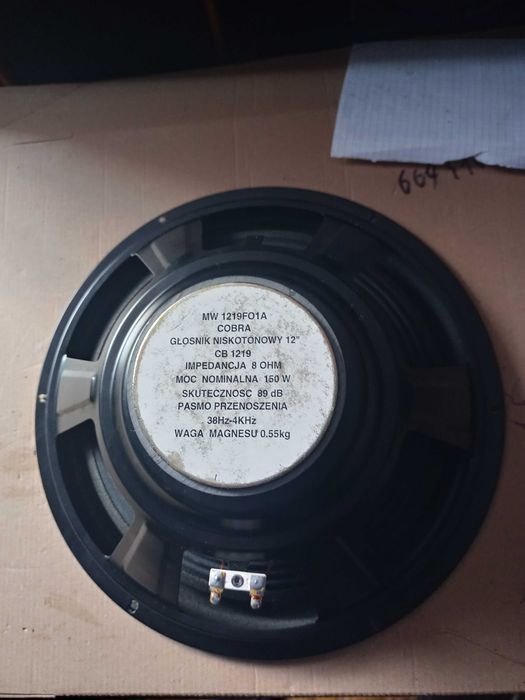 Głośnik COBRA MW 1219 FO1A