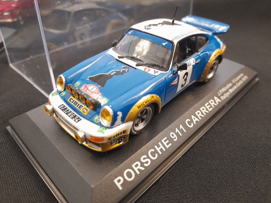 Carros Fiat 127 e Porsche 911 Carrera Rally Miniaturas escala 1/43 TOP