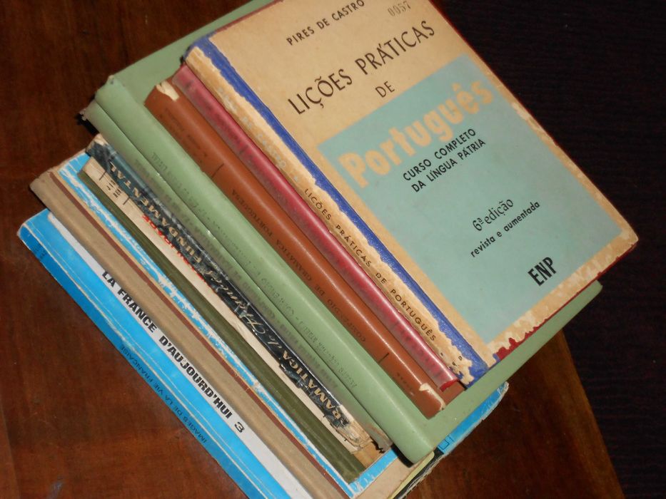 Compendios livros escolares antigos diversos varias epocas