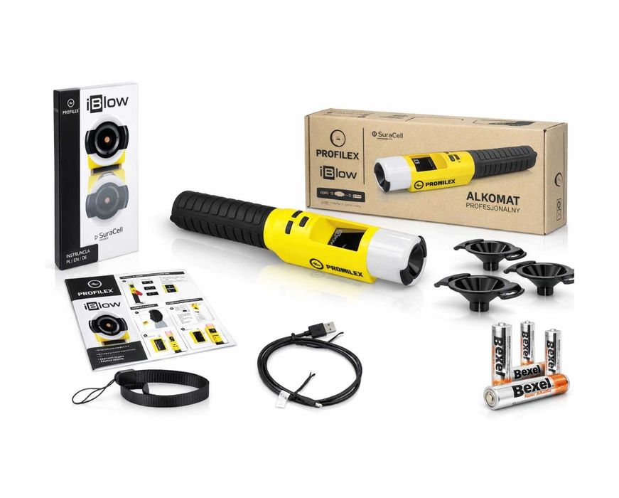NOWY Policyjny Alkomat Przesiewowy Bezustnikowy iBlow Profesjonalny