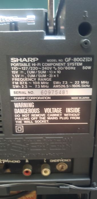 Sharp GF-800, Sharp QT-90