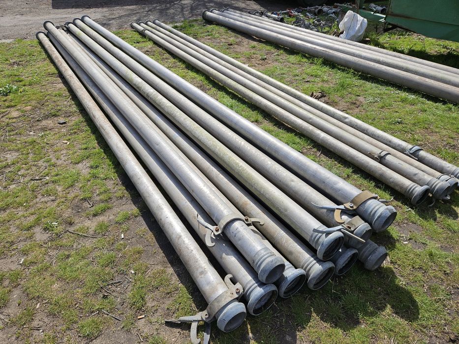 Труба АЛЮМІНІЙ, 120 та 100 мм, для ОПАЛЕННЯ теплиць, ПОЛИВУ, 6 - 12 м