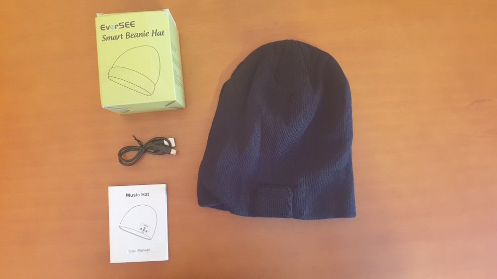 Gorro EverSee Smart Beanie Hat com Bluetooth – Música e Chamadas