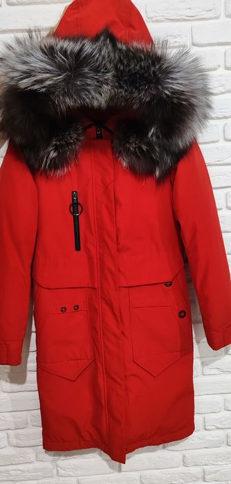 Пуховик  с чернобуркой