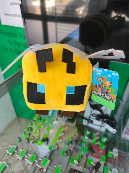Peluche Minecraft Abelha 23cm