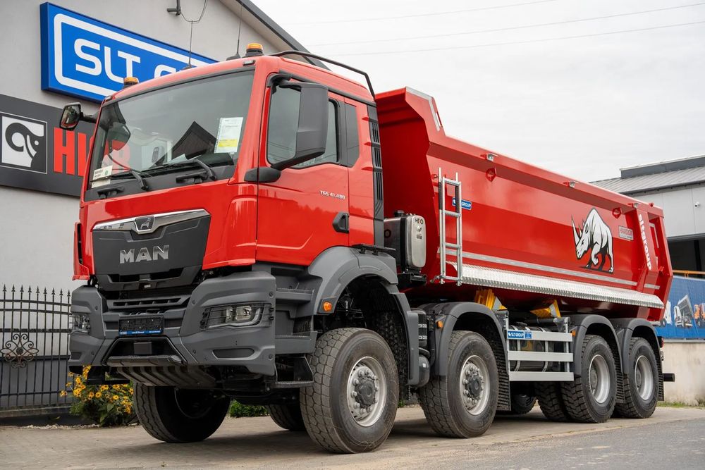 MAN TGS 41.480 8x8  MAN TGS 41.480, 8x8, Wywrotka 1W, SLT GROUP, Od ręki