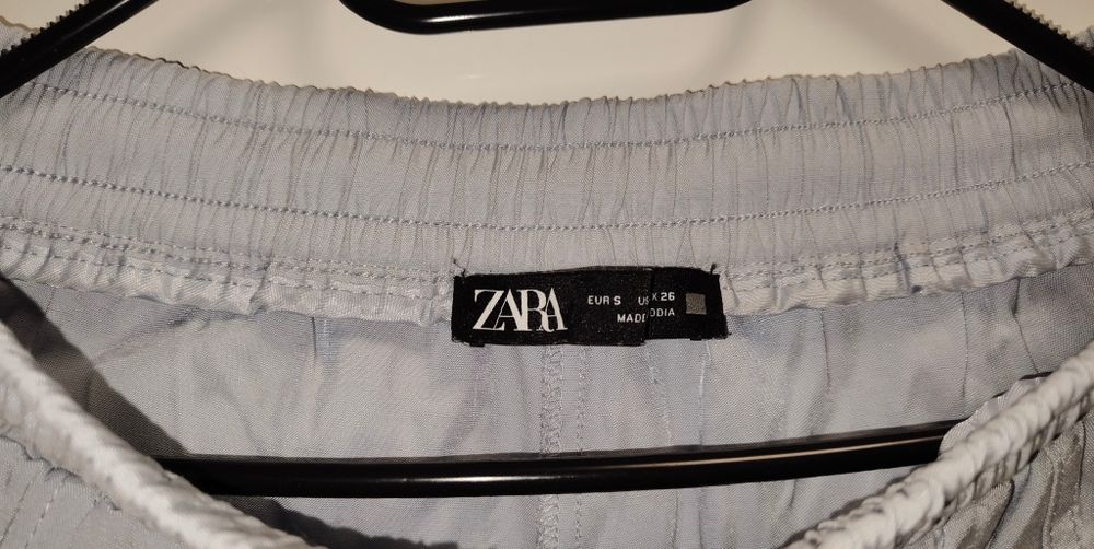 Spodnie Zara r. S joggery ściągacze popiel