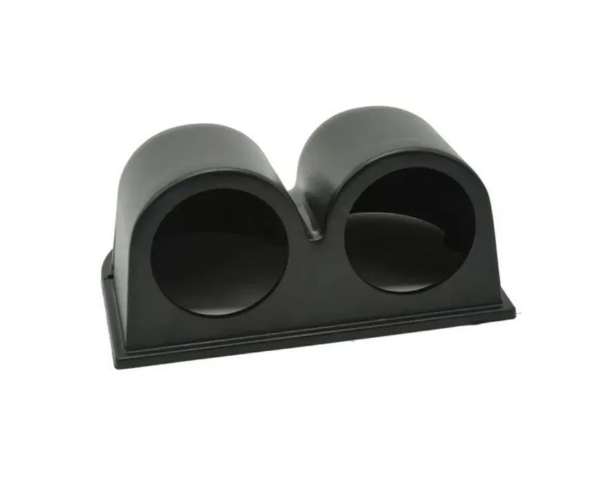 Suporte 2 manometros 52mm - Preto