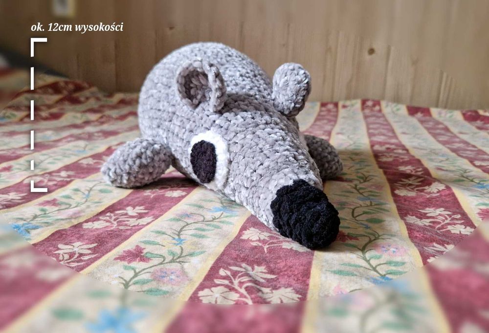 Zwykły szczurek: 40x23x12 cm - maskotka