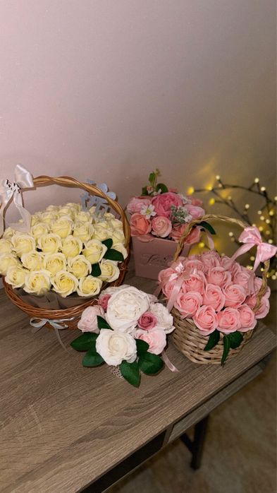 Подарунок,  букети  з мила