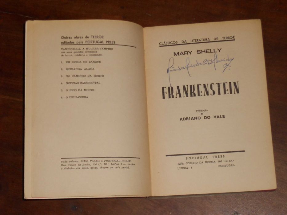 Frankenstein  - Mary Shelley - antigo