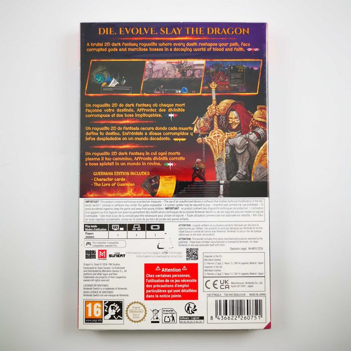 Dragon is Dead Guernian Edition Switch