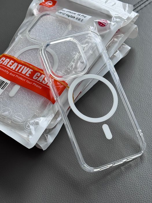 Прозрачный чехол clear case iPhone 14 Pro
