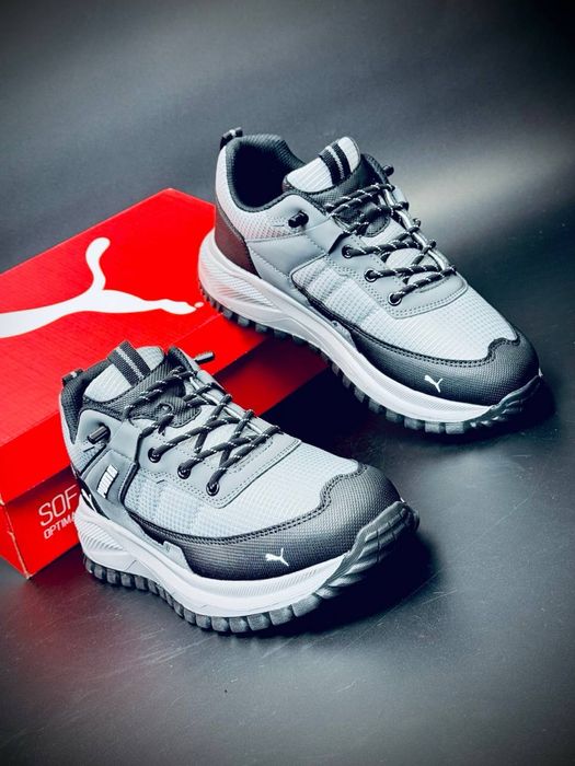 Трекинговые кросовки Puma/кроссовки пума мембрана/пума мужские кожаные