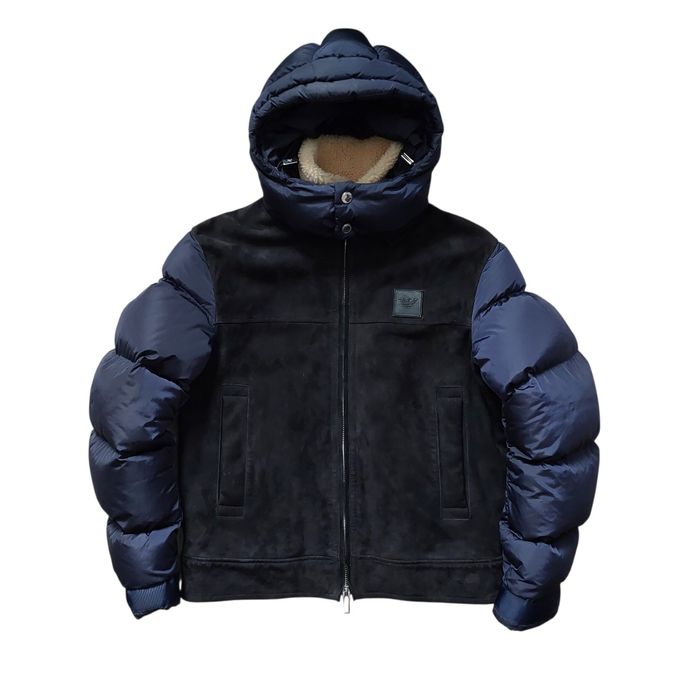 Emporio Armani nowa kurtka skórzana męska r. 48