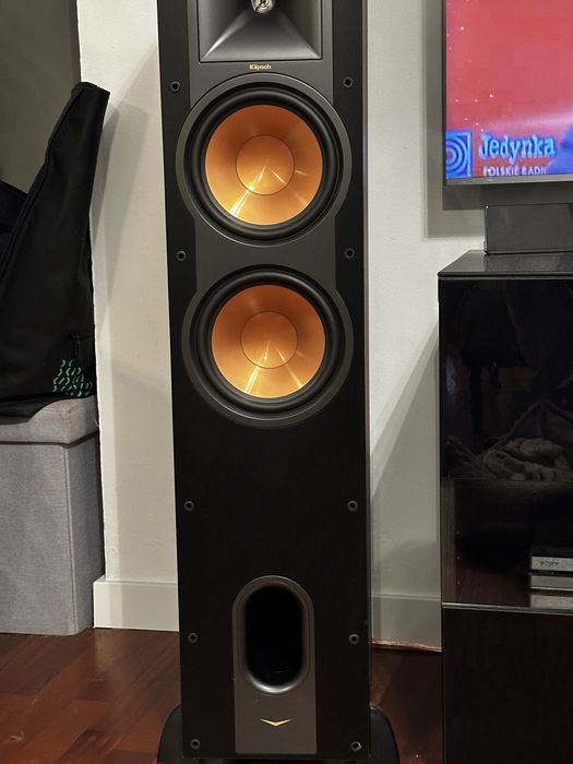 Zestaw kolumn front+cent Klipsch. Potega brzmienia kpl R28F+KC-25