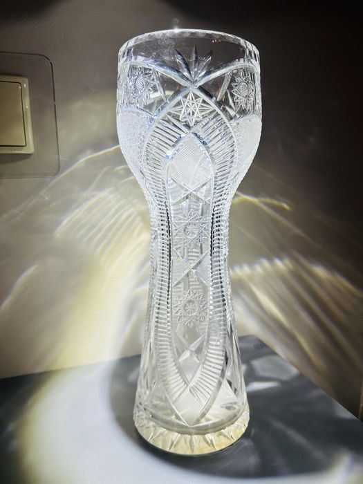 Wazon kryształowy kryształ PRL