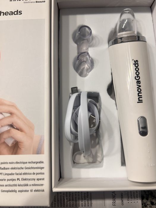 Limpador facial eletrico pontos negros