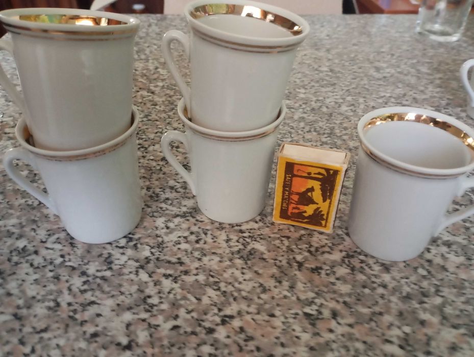 Кофейные кружки СССР и современные разнобой