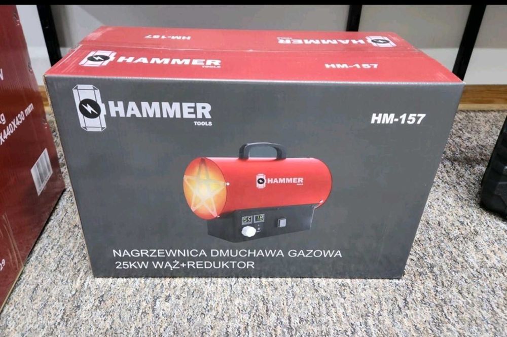 Теплова гармата газова обігрівач газовий 40кВт Hammer пушка газова