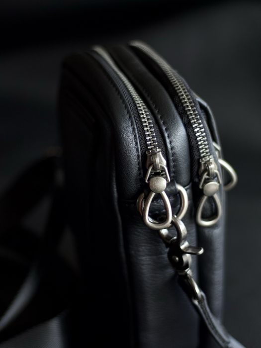 Сумка чоловіча шкіряна через плече. Кроссбоді / плантетка / барсетка