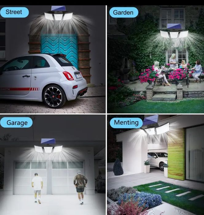 Luz  com painel solar