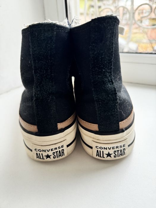 Зимові Converse кеди утеплені оригінал 24,5 см