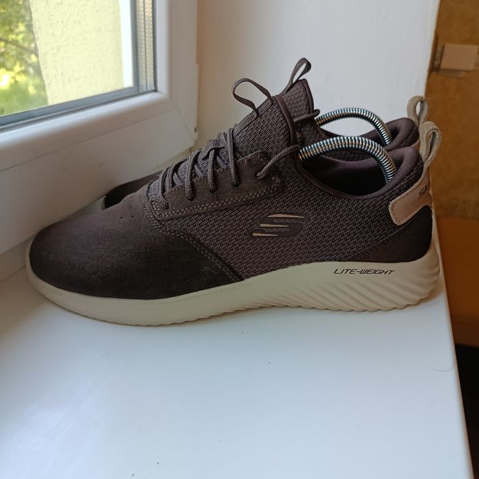 Замшеві кросівки Skechers Bounder-Skichr р. 43. Оригінал