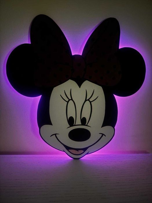 Luz Minnie com Led