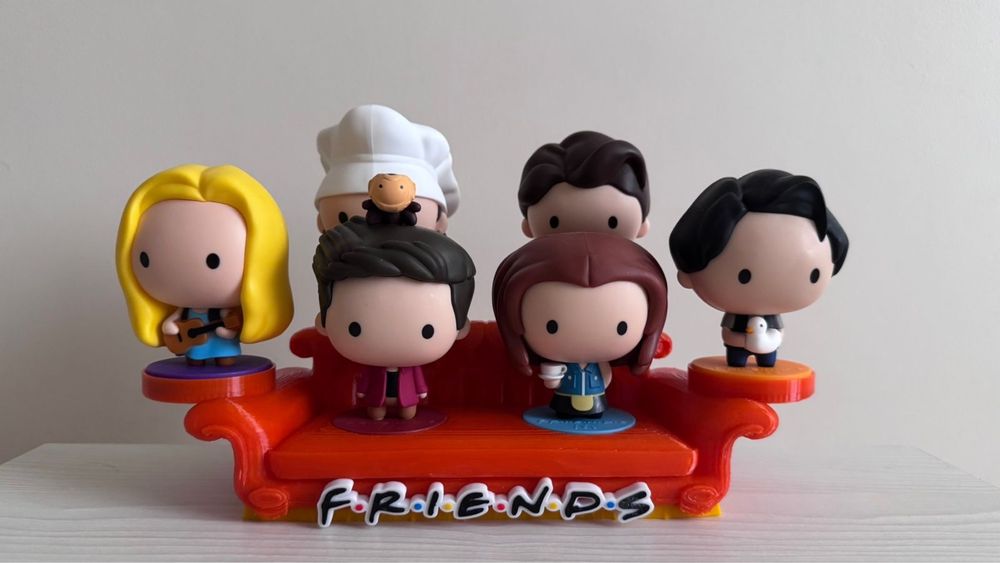 Диван підставка для колекції фігурок серіалу Friends