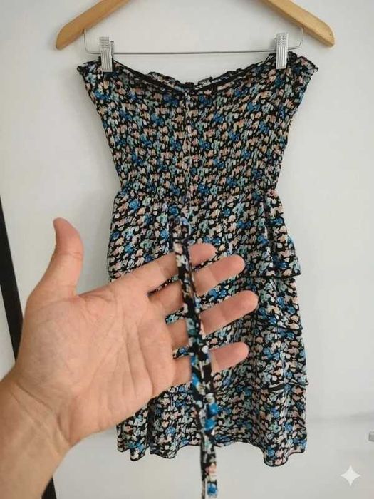 Vestido Curto Patty Moon Floral – Estilo Boho / Cai-Cai (Tam. S/M)