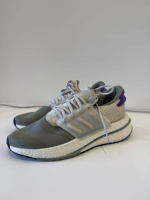 adidas X_PLRBOOST (олива/фіолетовий Boost)